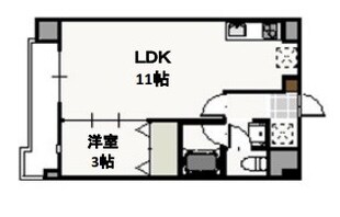 フォンティーヌ弓之町の物件間取画像